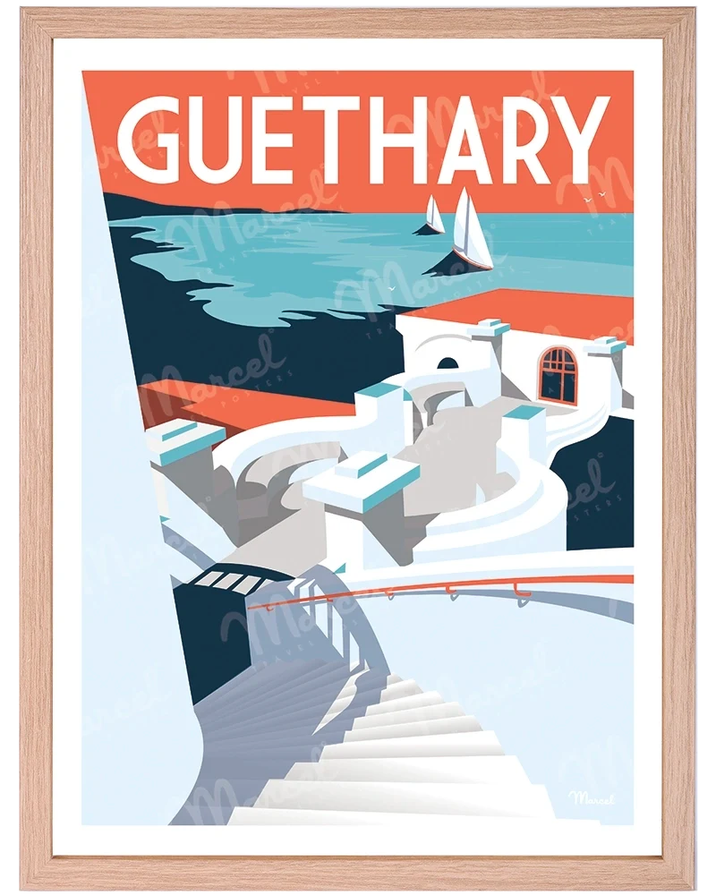 Affiche GUETHARY "La Passerelle"