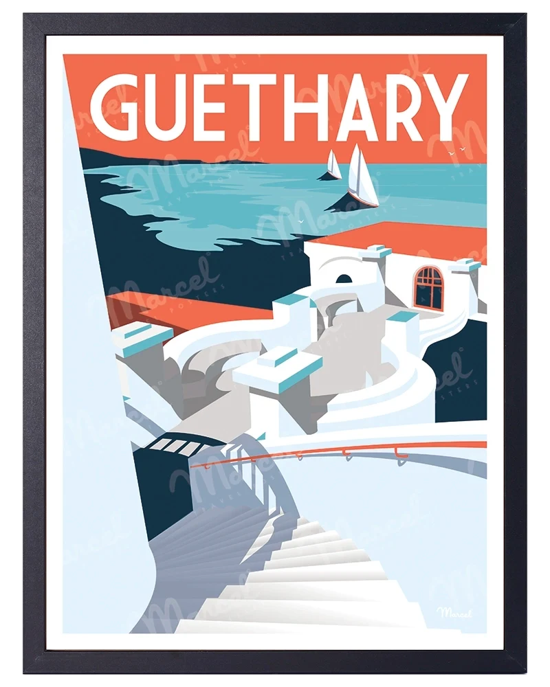 Affiche GUETHARY "La Passerelle"