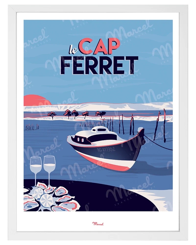 Affiche CAP FERRET "Le Mimbeau"