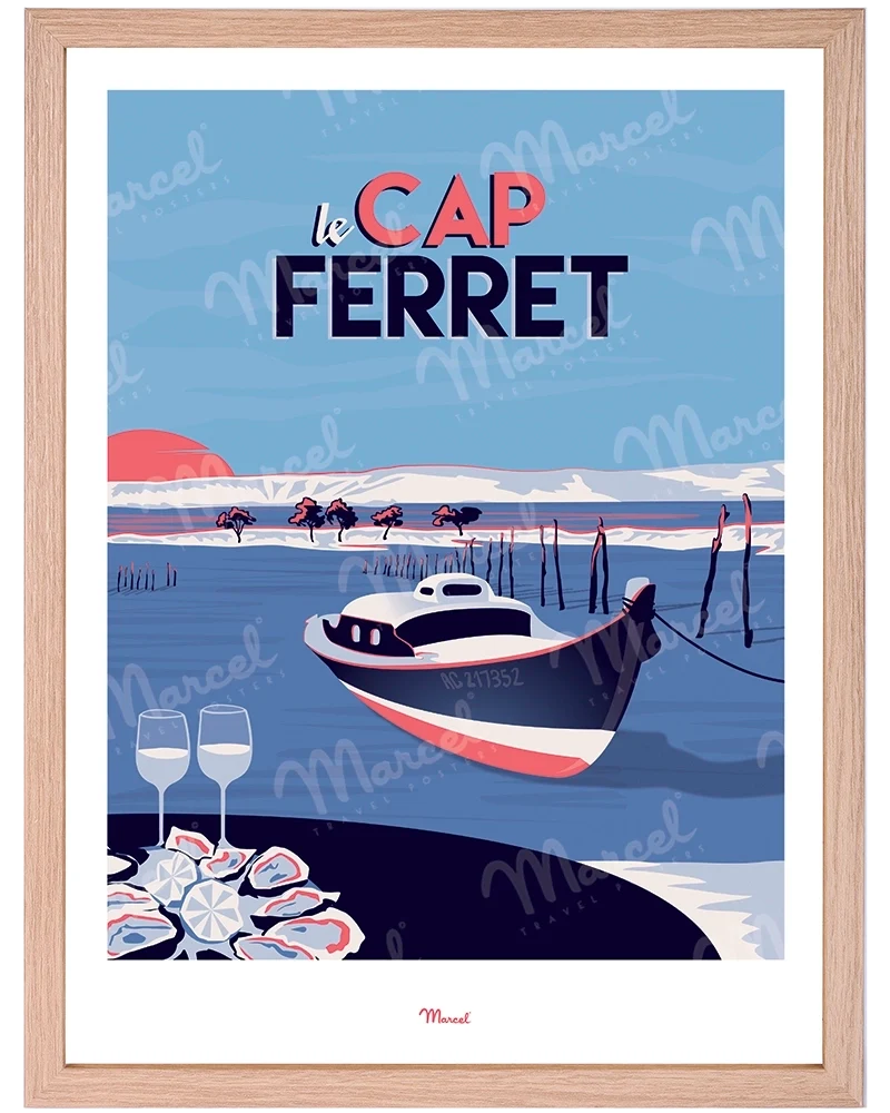 Affiche CAP FERRET "Le Mimbeau"