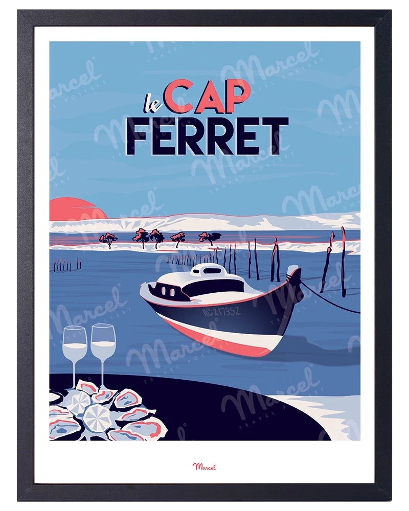 Affiche CAP FERRET "Le Mimbeau"