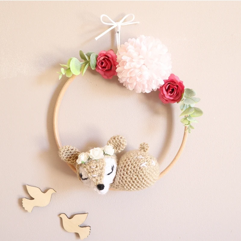 Suspension Biche "Lovely Pink"
