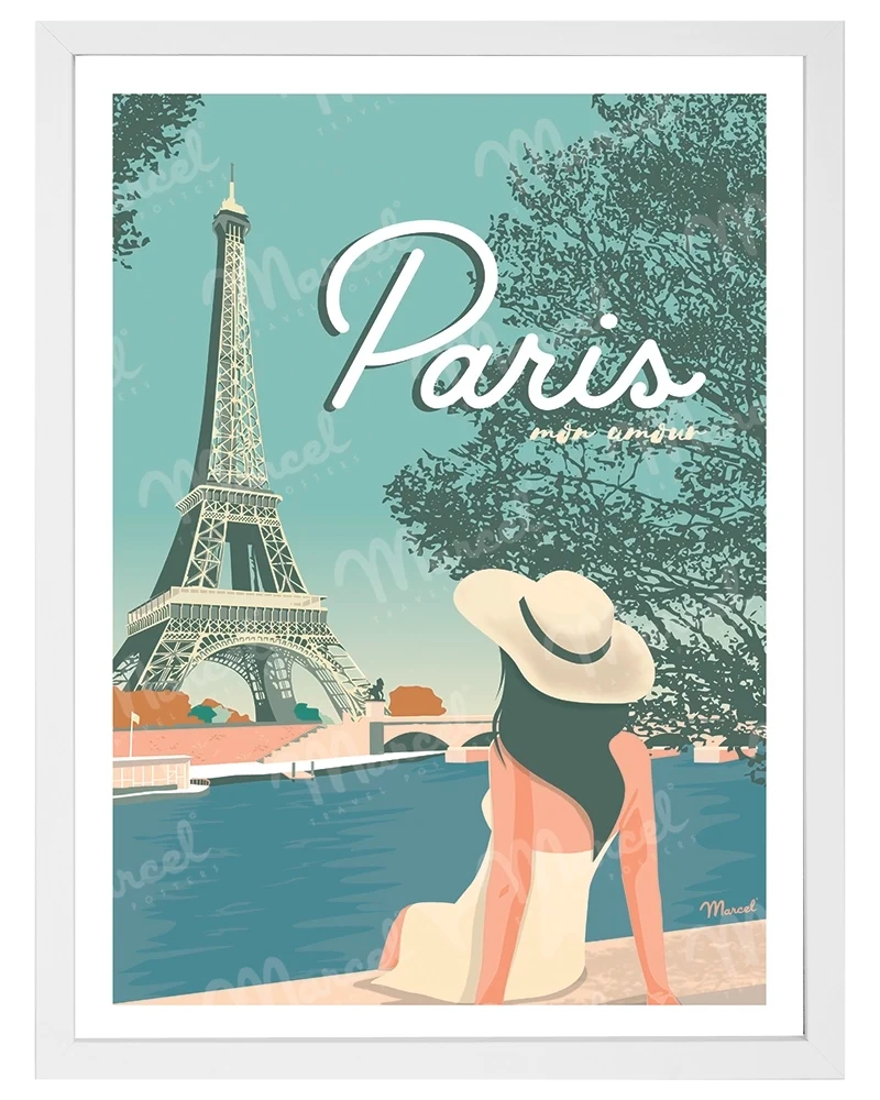 Affiche PARIS "Mon Amour"