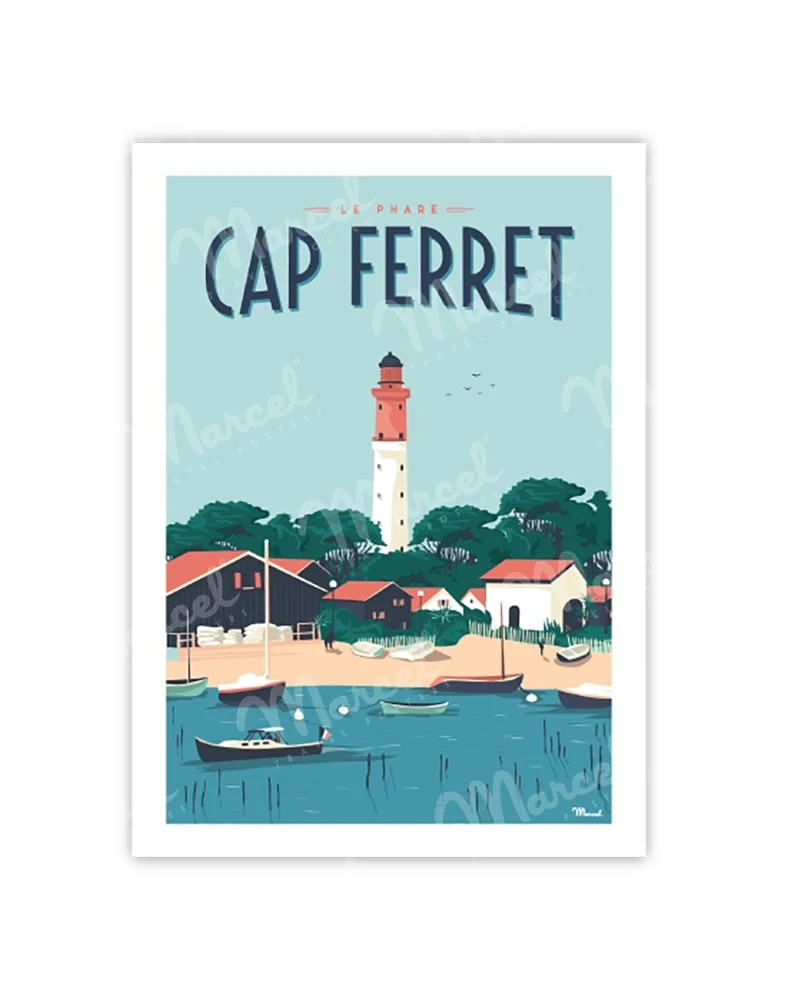 Carte Postale CAP FERRET "Le Phare"