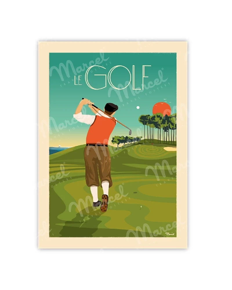 Carte Postale "Le Golf"