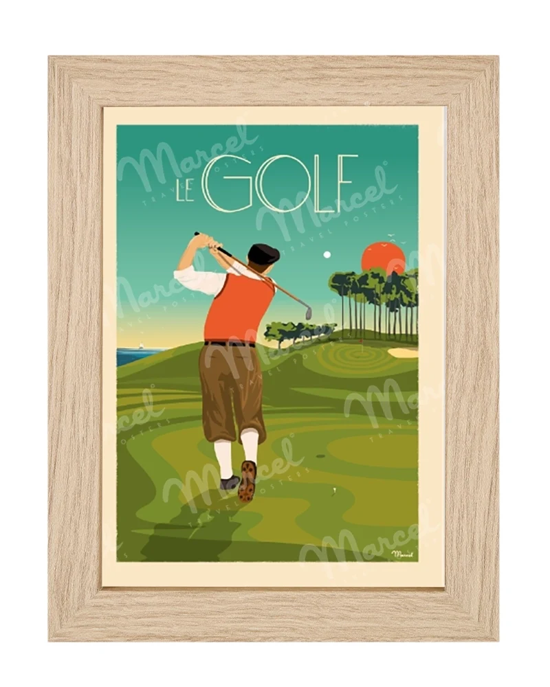 Carte Postale "Le Golf"