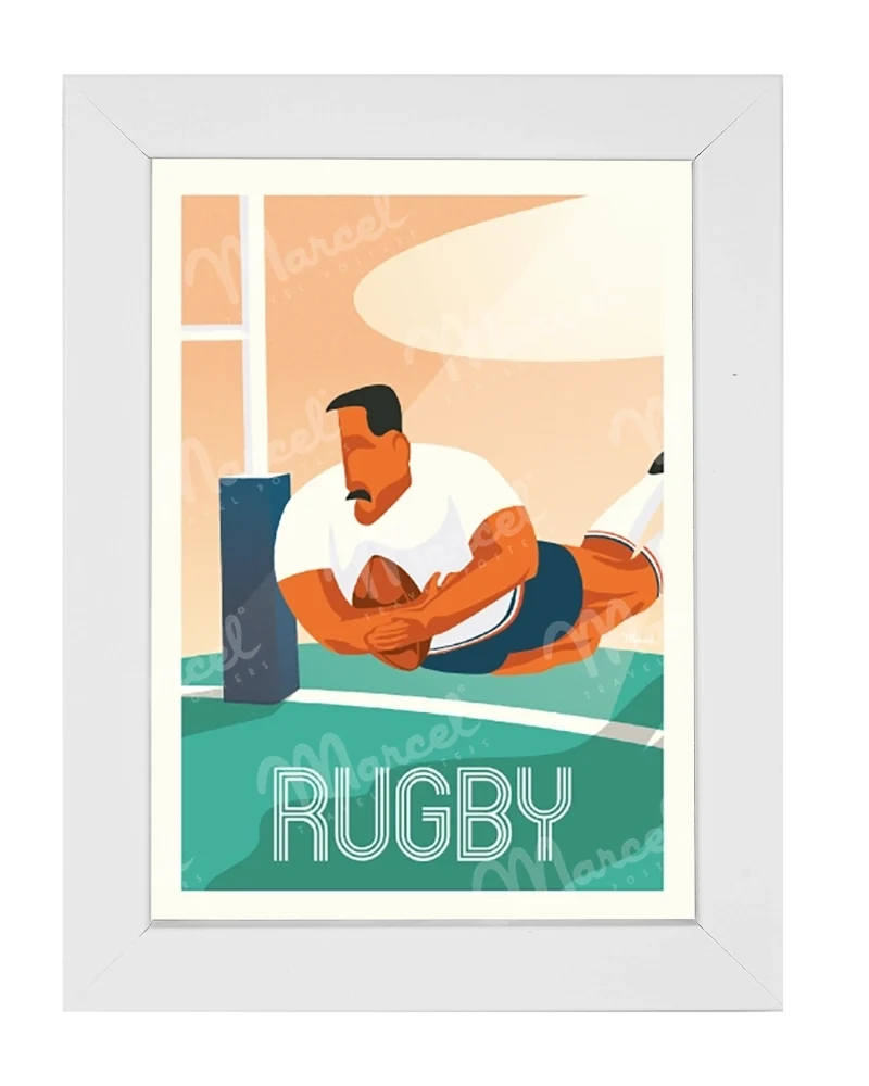 Carte Postale "Le Rugby"
