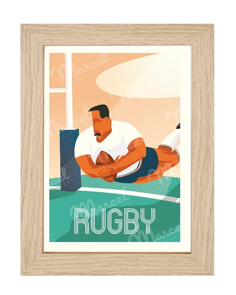 Carte Postale "Le Rugby"