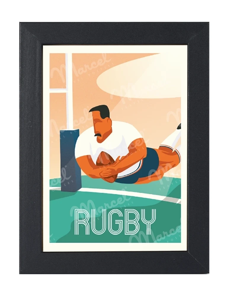 Carte Postale "Le Rugby"