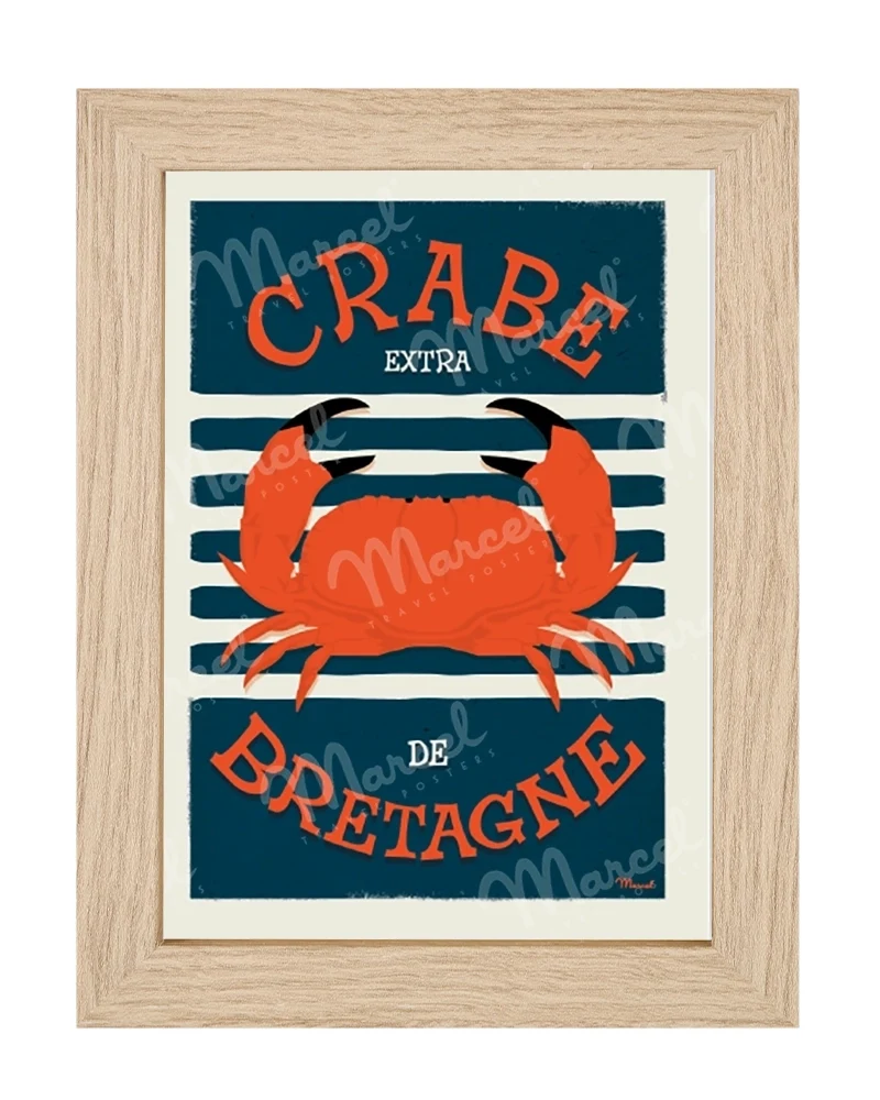 Carte Postale "Crabe de BRETAGNE"
