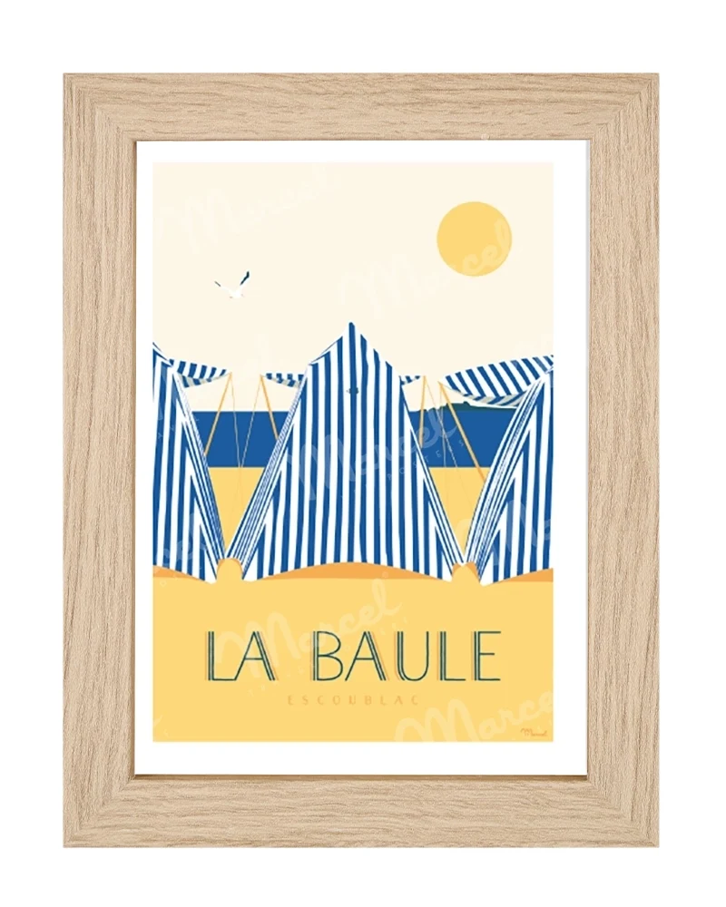 Carte Postale LA BAULE "Les Tentes"