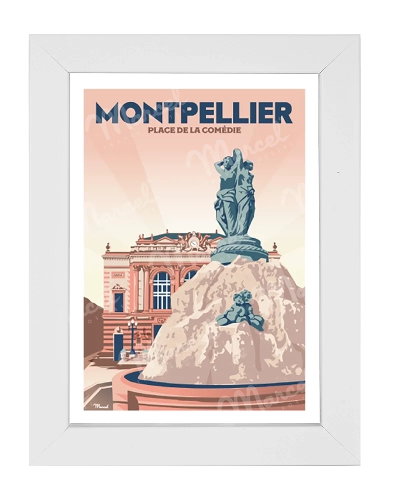 Carte Postale MONTPELLIER "Place de la Comédie"