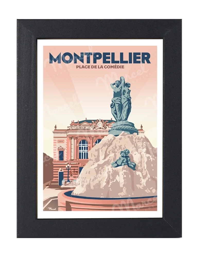 Carte Postale MONTPELLIER "Place de la Comédie"
