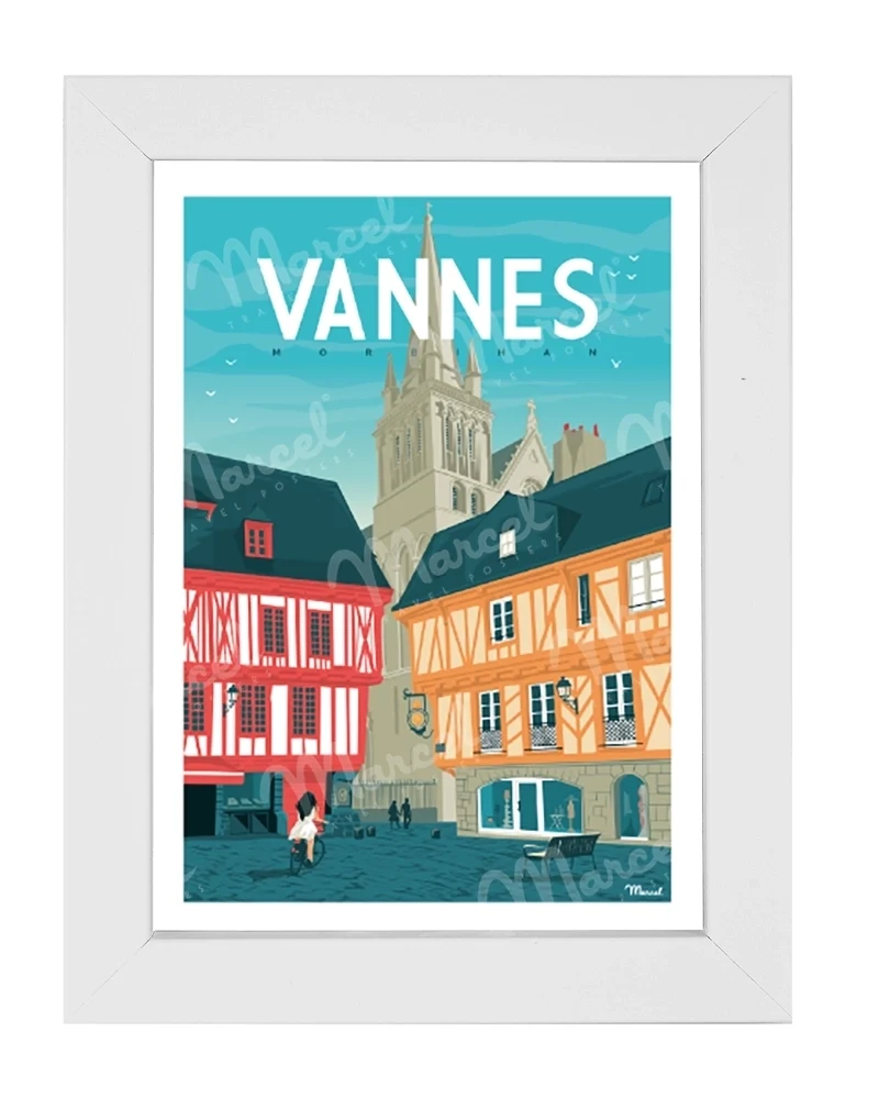 Carte Postale VANNES "Place Henri IV"