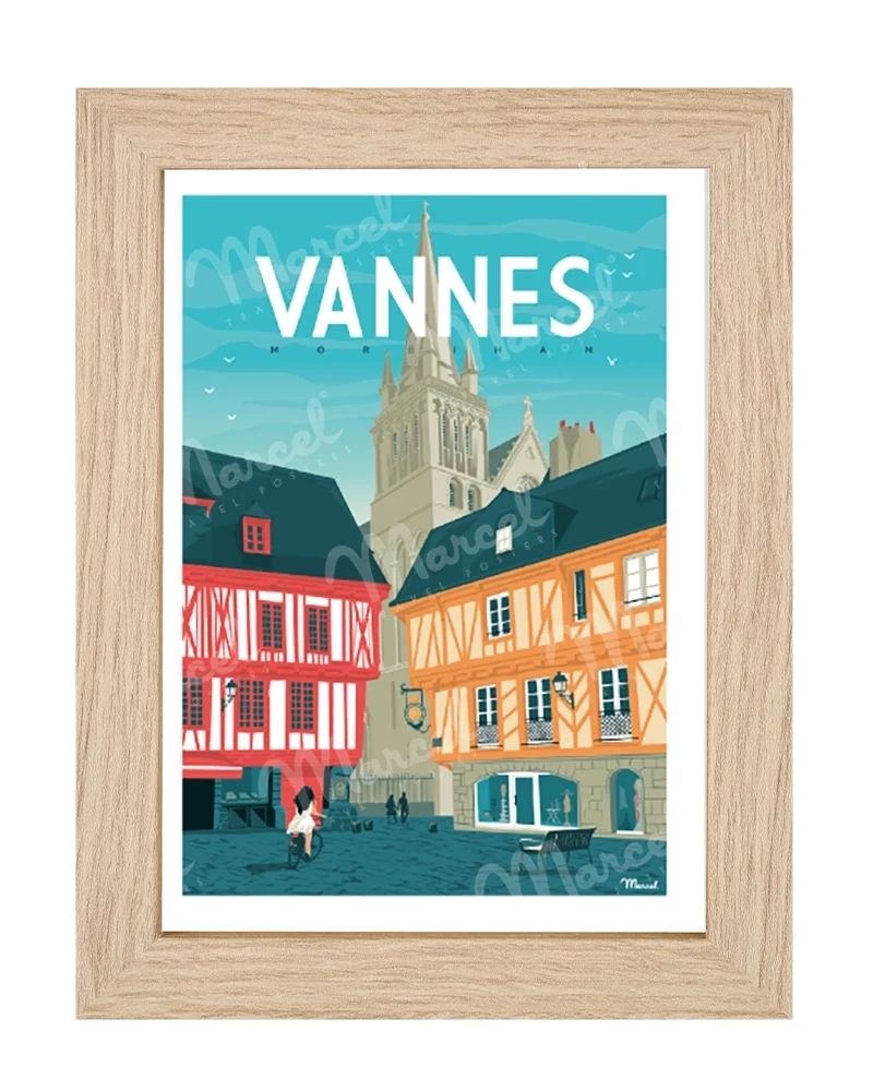 Carte Postale VANNES "Place Henri IV"