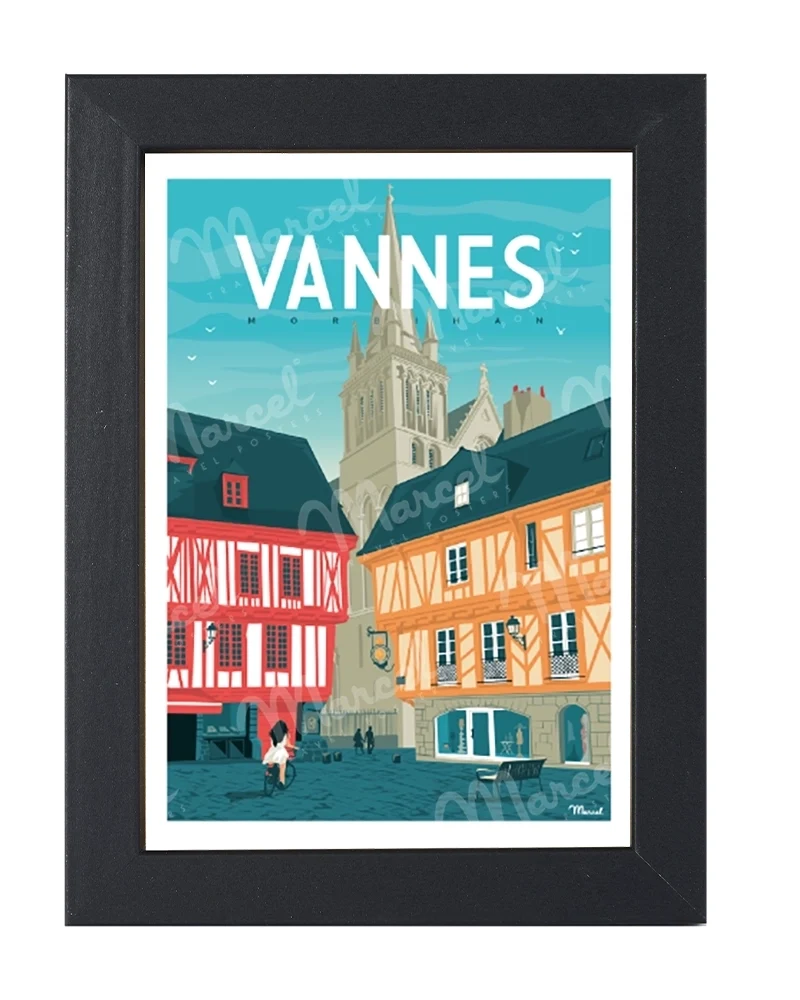 Carte Postale VANNES "Place Henri IV"
