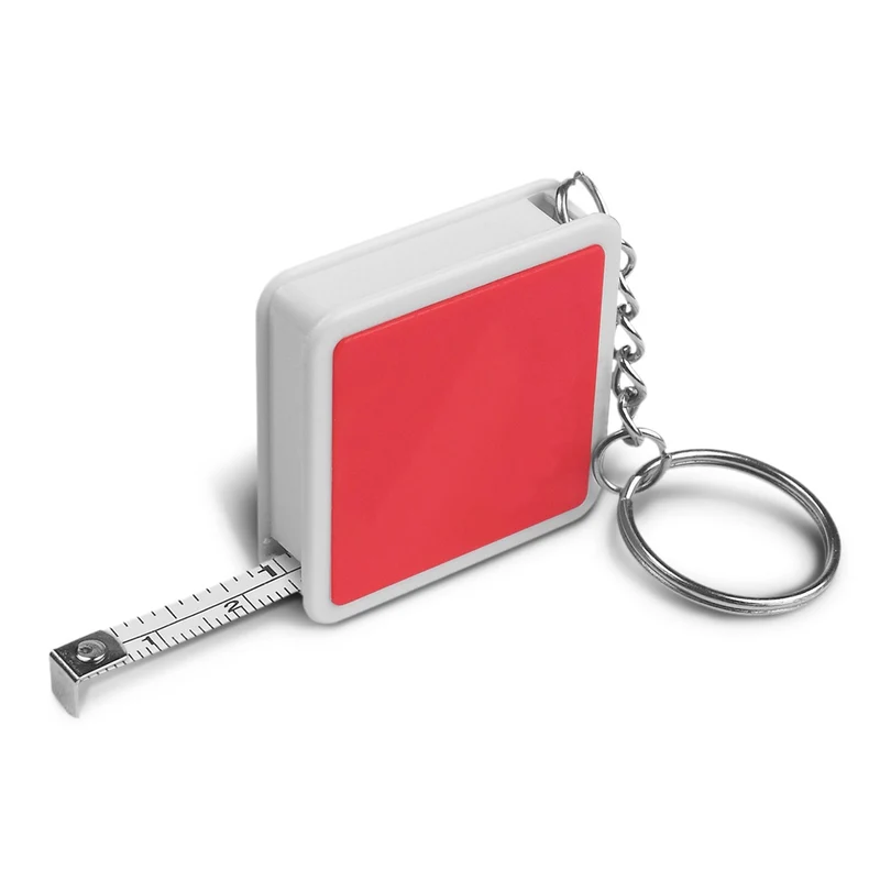 Square Tape Measure Key Ring