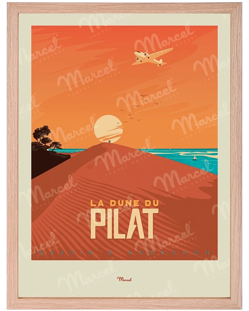 Affiche BASSIN D'ARCACHON "Dune du Pilat"