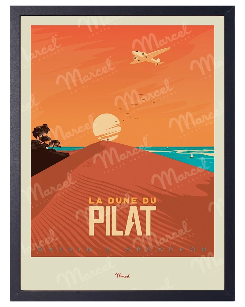 Affiche BASSIN D'ARCACHON "Dune du Pilat"