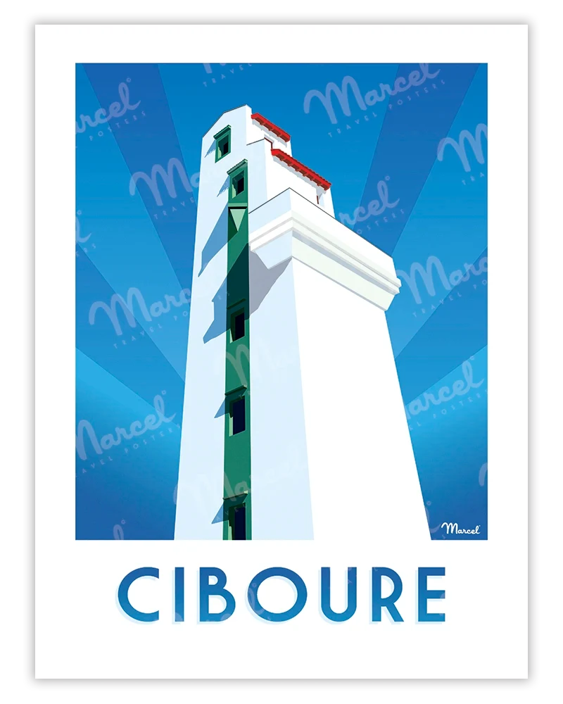 Affiche CIBOURE "Le Phare"
