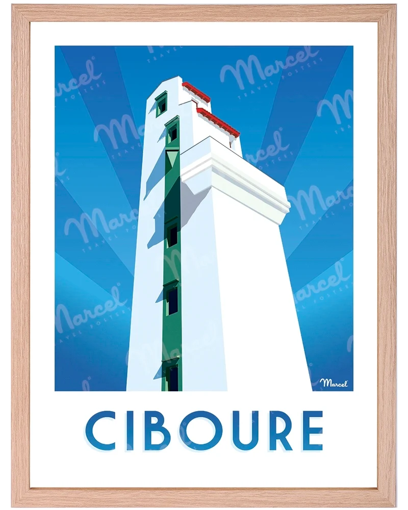 Affiche CIBOURE "Le Phare"