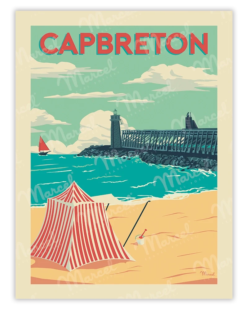 Affiche CAPBRETON "Estacade"