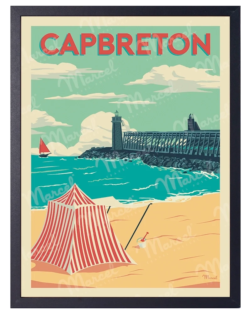 Affiche CAPBRETON "Estacade"