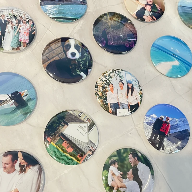 Round Photo Magnets (58mm)