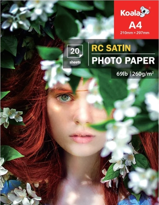 Koala 260gsm Satin Photo Paper, A4 20 Sheets