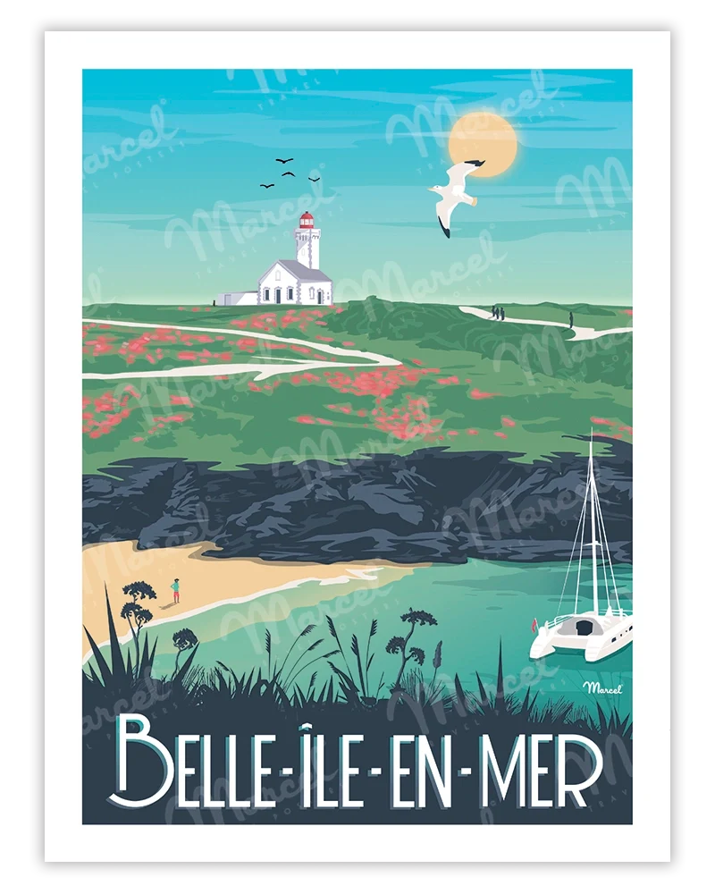 Affiche BELLE-ÎLE-EN-MER