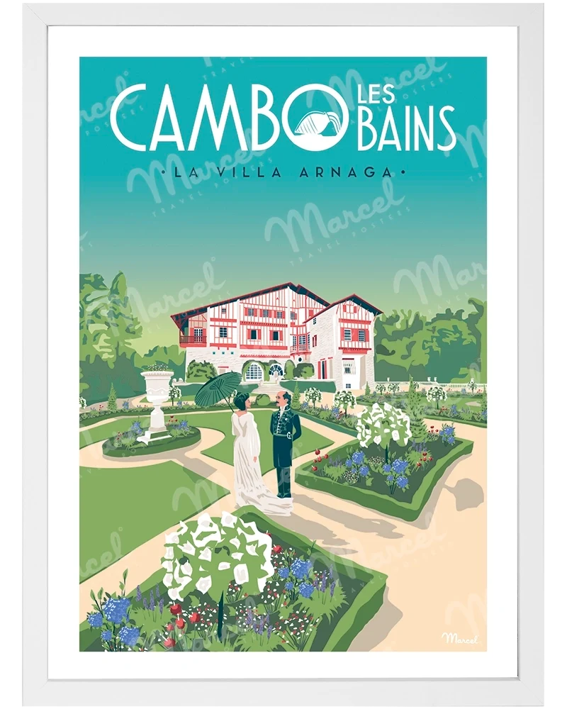 Affiche CAMBO LES BAINS "Villa Arnaga"