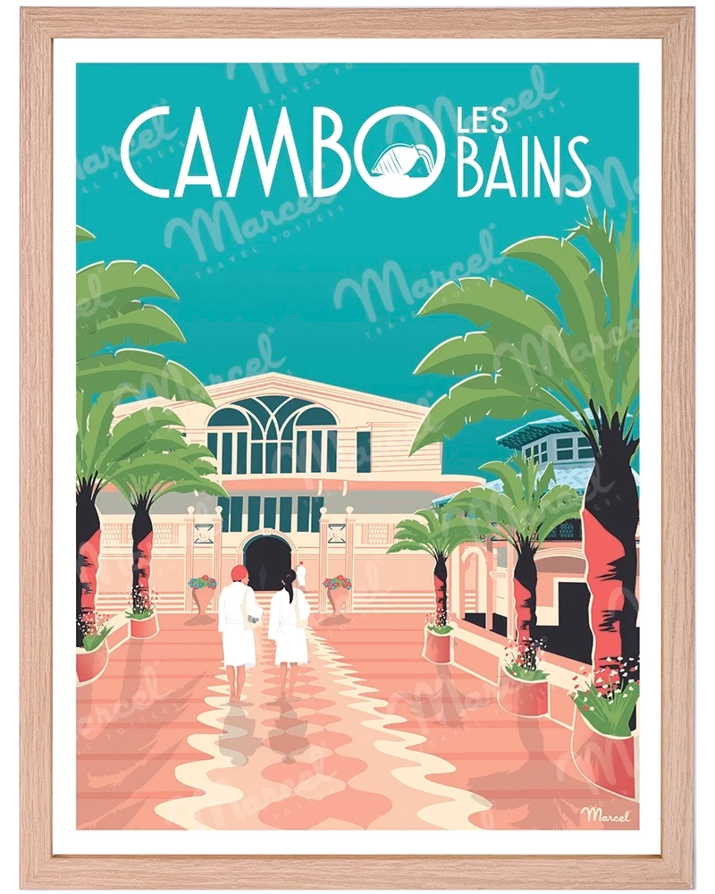 Affiche CAMBO LES BAINS "Les Thermes"