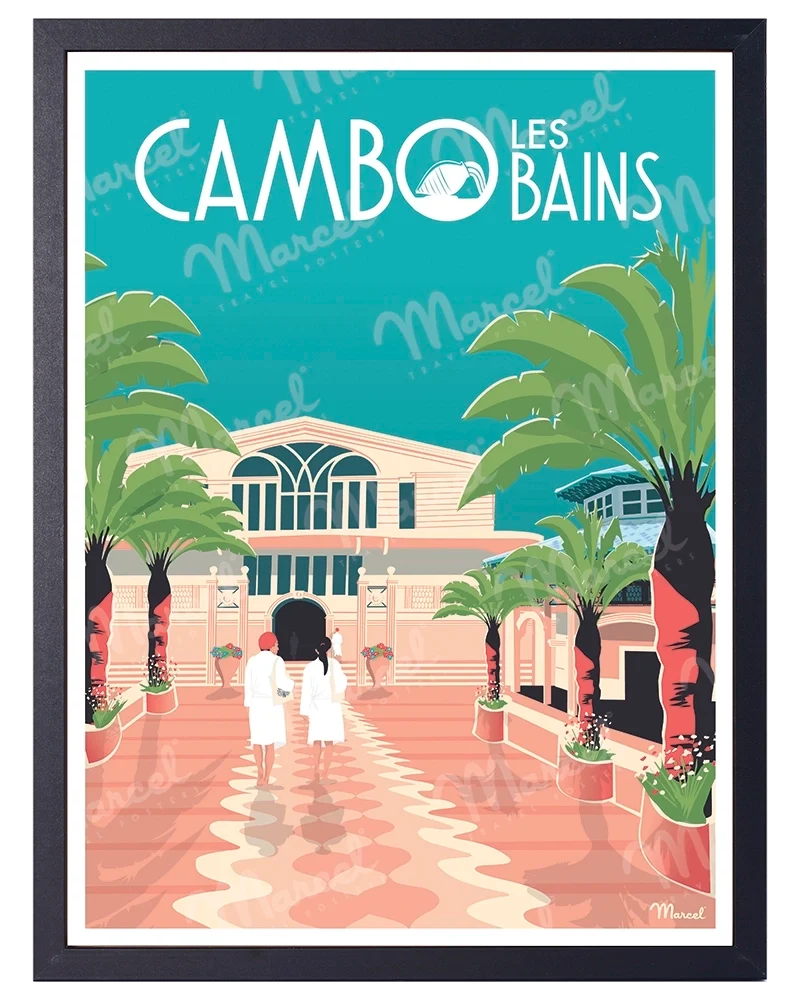 Affiche CAMBO LES BAINS "Les Thermes"
