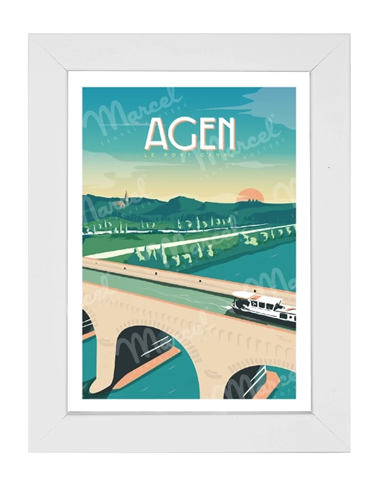 Carte Postale AGEN "Le Pont Canal"