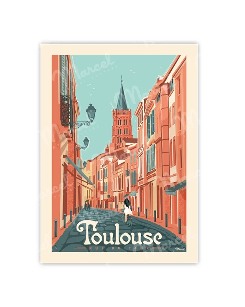 Carte Postale TOULOUSE "Rue du Taur"