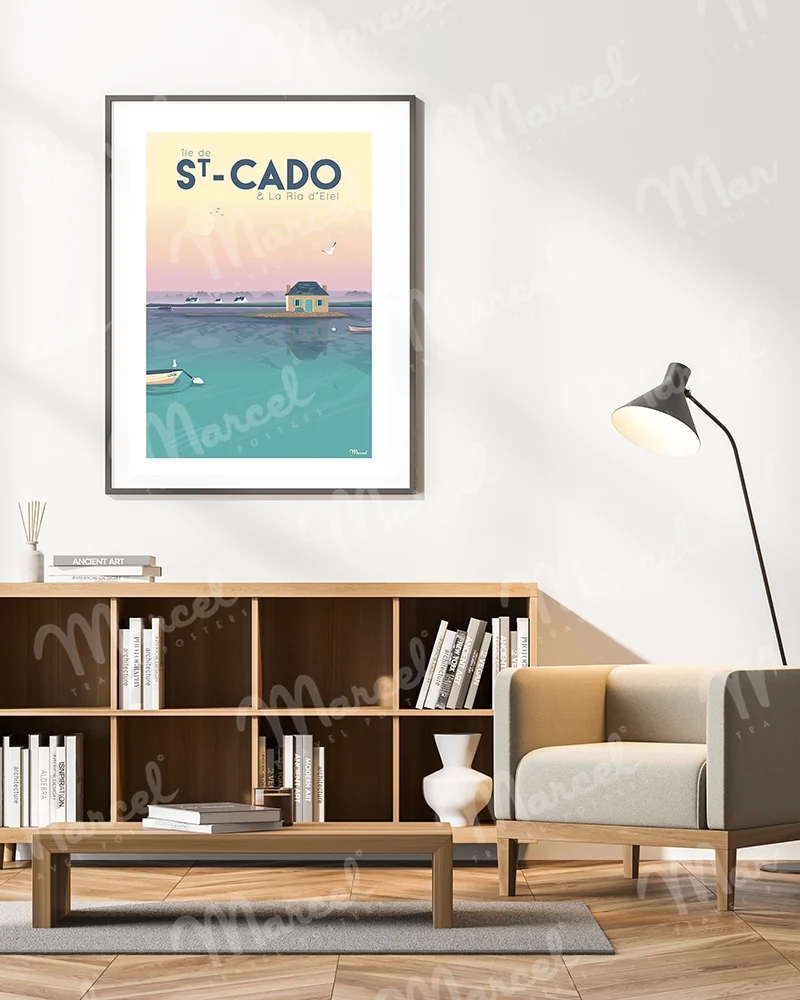 Affiche SAINT-CADO "La Ria d'Etel"