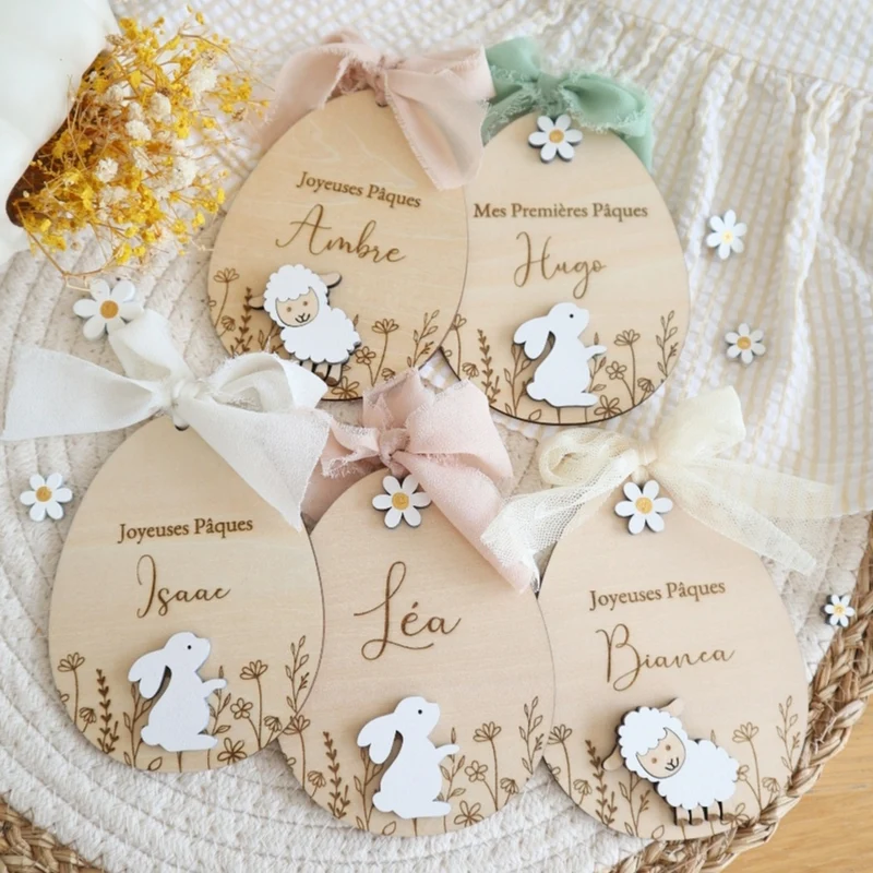 Œuf de Pâques "Champêtre" à personnaliser - à partir de 13€ selon les options