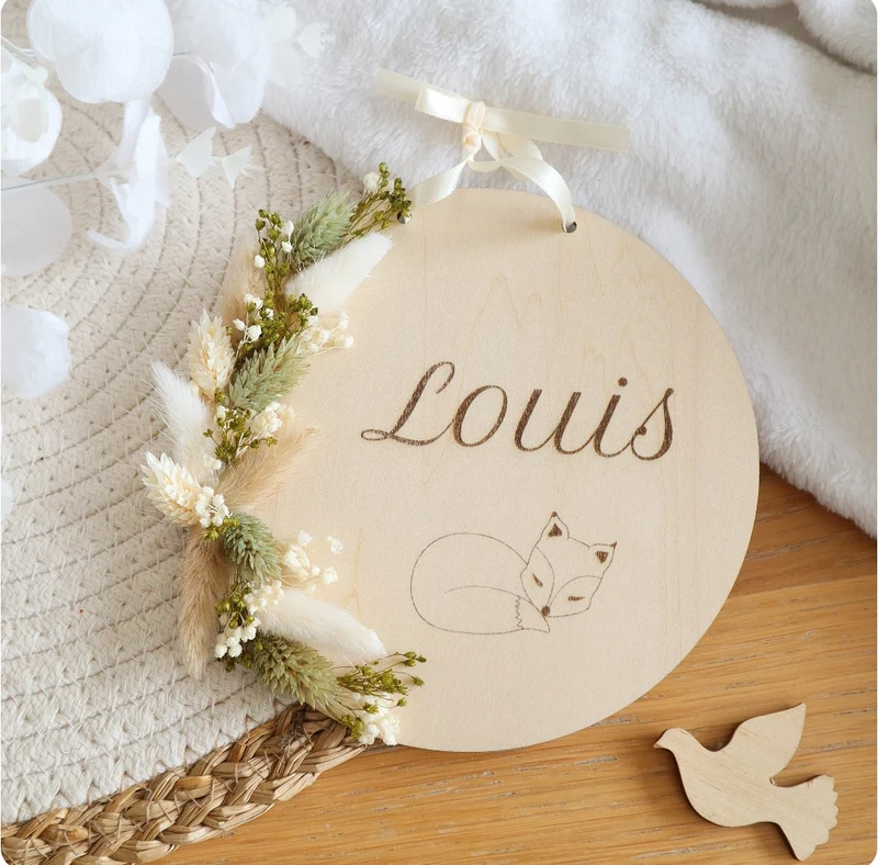 Lily-Wood fleurs séchées - 15 animaux au choix et couleurs à personnaliser