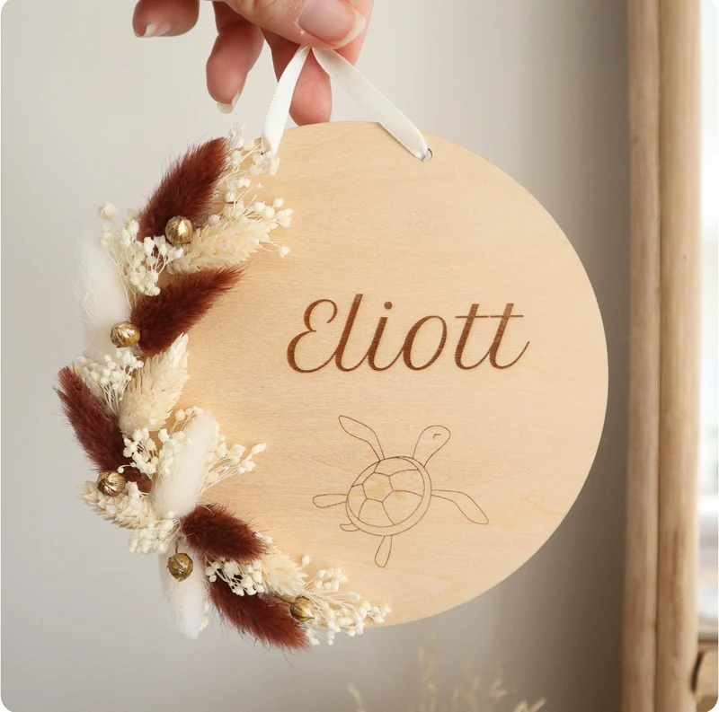 Lily-Wood fleurs séchées - 15 animaux au choix et couleurs à personnaliser