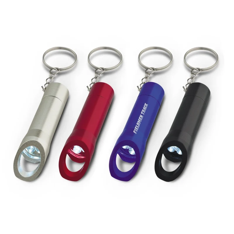 Flashlight Bottle Opener Key Ring