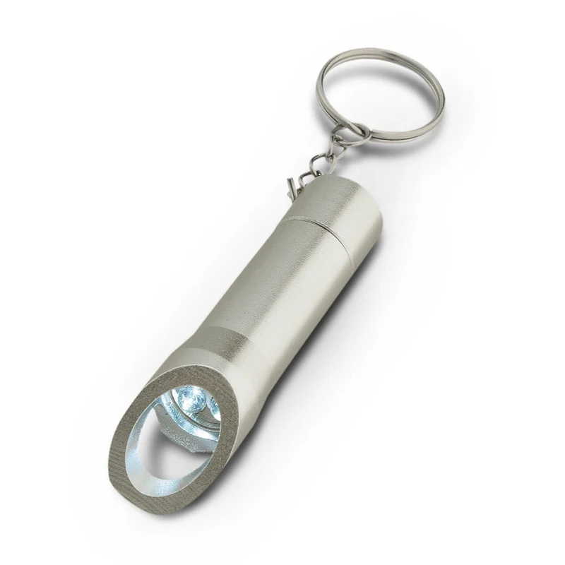 Flashlight Bottle Opener Key Ring