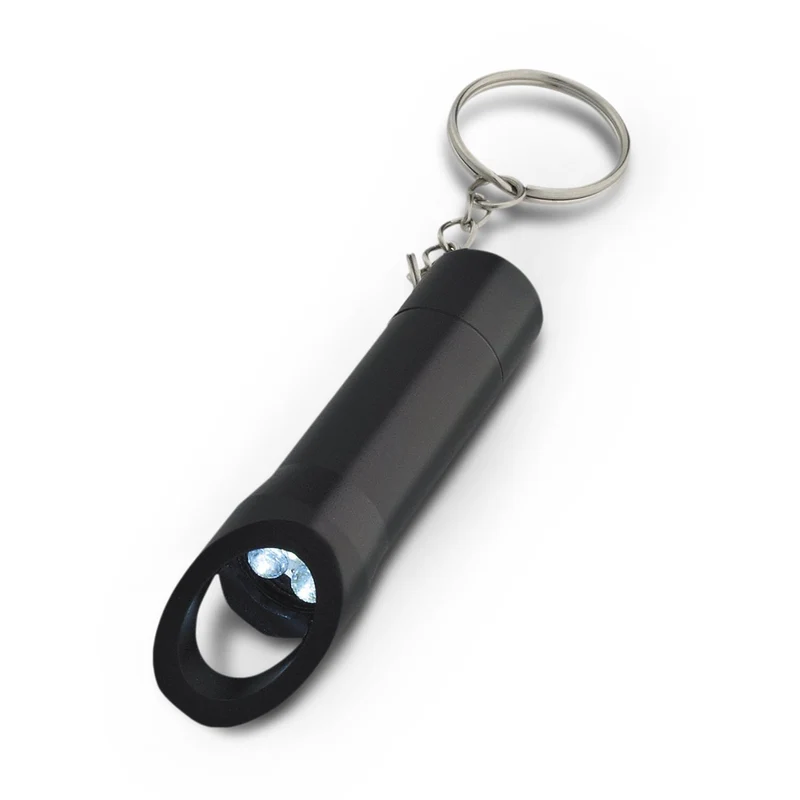 Flashlight Bottle Opener Key Ring