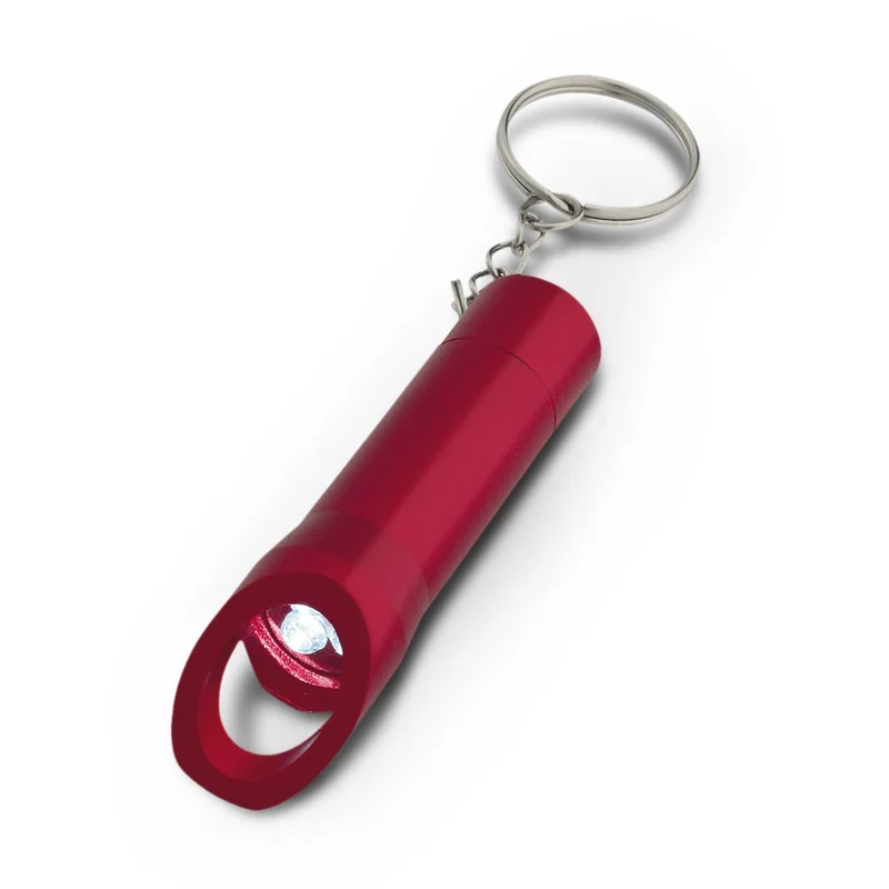 Flashlight Bottle Opener Key Ring