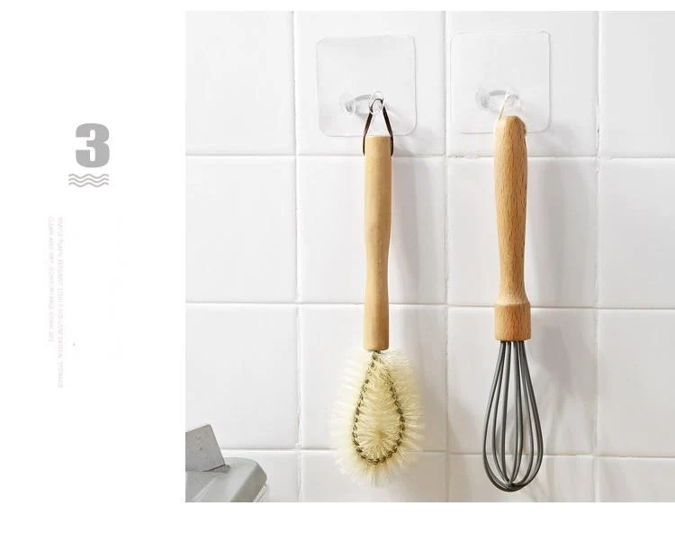 Lot de 5 Supports Fil Muraux Auto Adhésifs pour Cuisine/Salle de Bain
