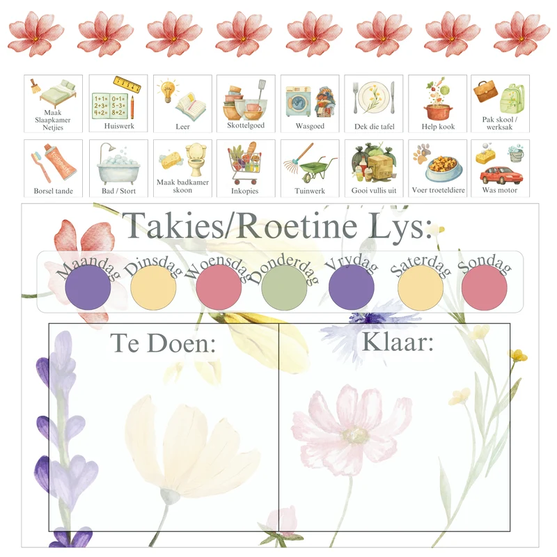 Wild Flower Chorus Chart
