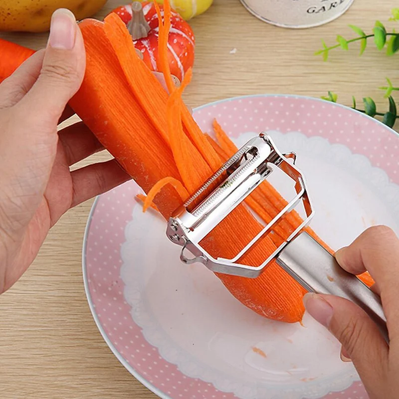 Éplucheur Julienne Multifonction en Acier Inoxydable