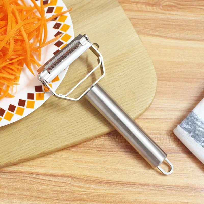 Éplucheur Julienne Multifonction en Acier Inoxydable