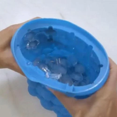 Grand Bac à Glaçon en Silicone avec Couvercle [120 cubes de glaçon]