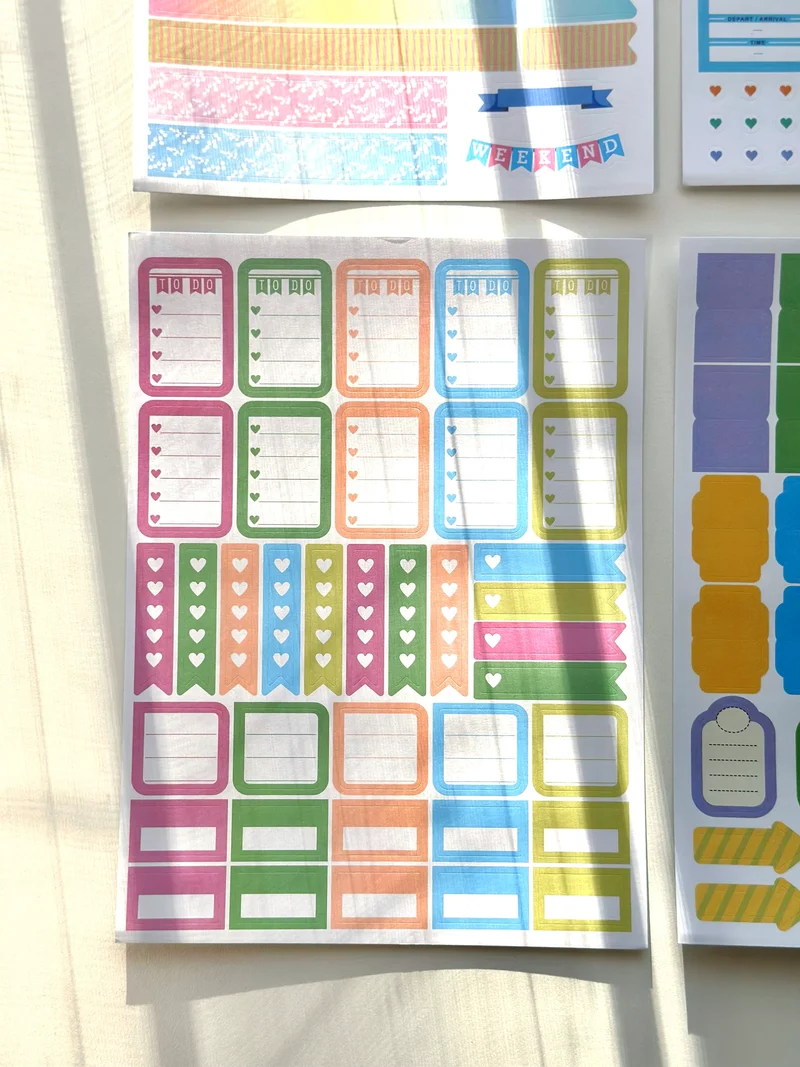A5 Scrapbook Stickers Pack