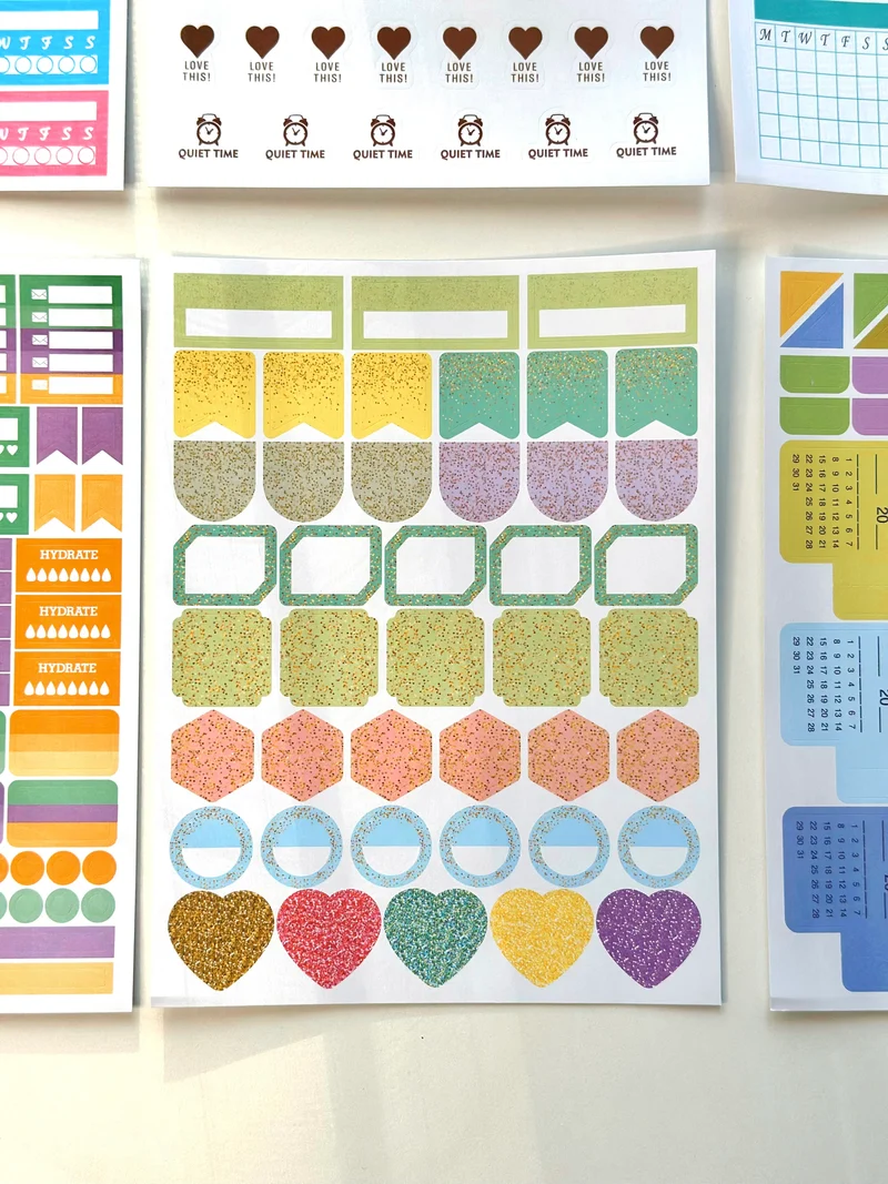 A5 Scrapbook Stickers Pack